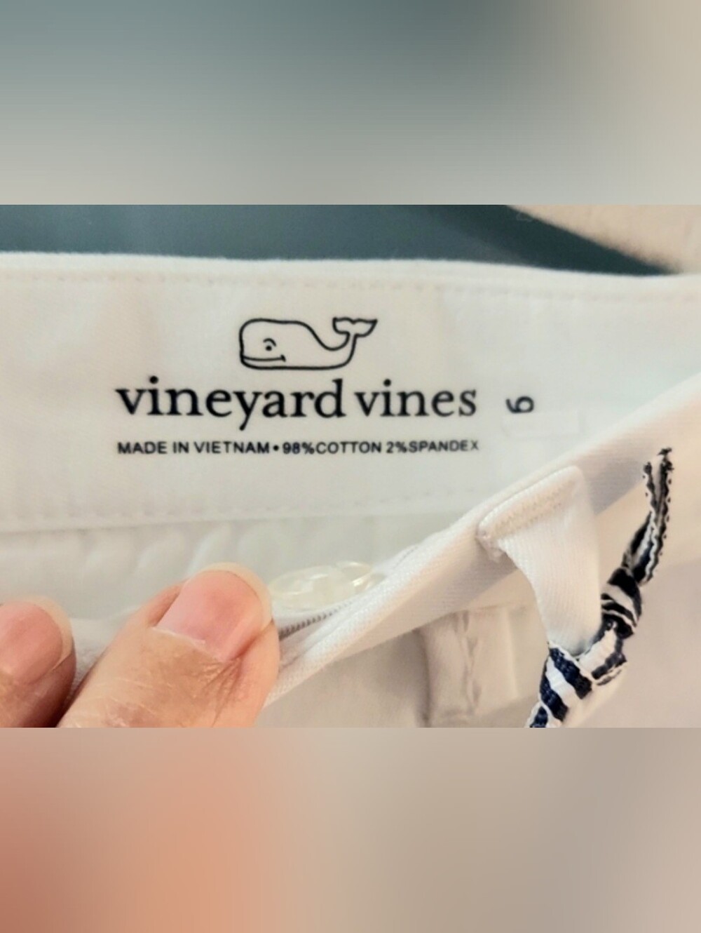 Vineyard Vines Shorts, New! Size 6, White Breakers, Cotton - Picture 2 of 13